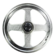 Saw wheel / pulley assembled, Upper, fitting Biro meat saw  22.  Replaces A12...