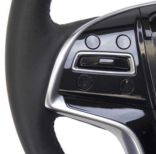 2014 Cadillac SRX Steering Wheel Black Leather New W/Adaptive Cruise 23187009 - Picture 2 of 7