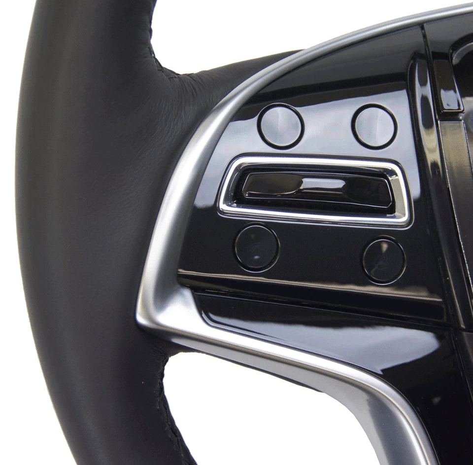 2014 Cadillac SRX Steering Wheel Black Leather New W/Adaptive Cruise 23187009 - Image 2 of 4