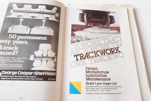 1979 British Railway Track Design Construction Railway Book Heeler VGC - Picture 12 of 14