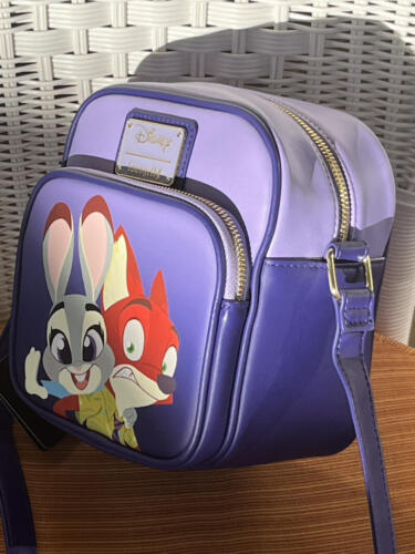 Disney Loungefly Zootopia Judy & Nick Crossbody NEW - Picture 2 of 5