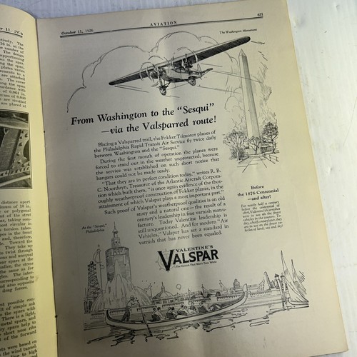 Aviation Magazine. 1926. Navy Vought UO-1. Scout Cruiser. Strength of Metal Wing - Picture 15 of 21