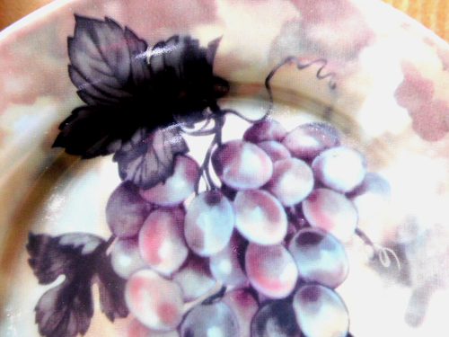 I Godinger & Co.~7 1/2" Fete de Curcee Wine Grape Vine Single Plate - Picture 5 of 11