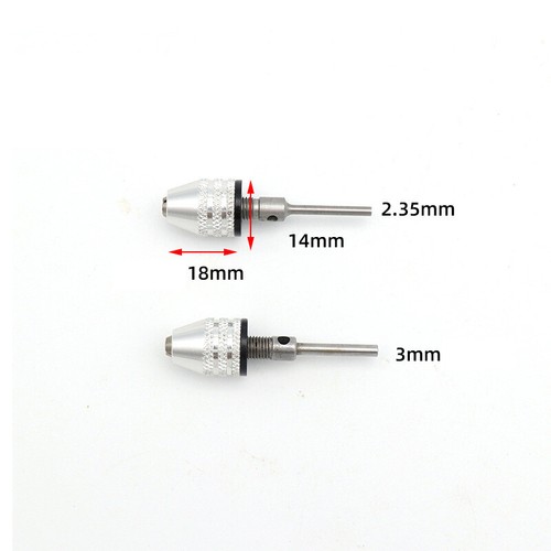 Keyless Drill Bit Chuck Hex/Round Shank For Dremel Accessories Adapter Converter - Picture 5 of 13