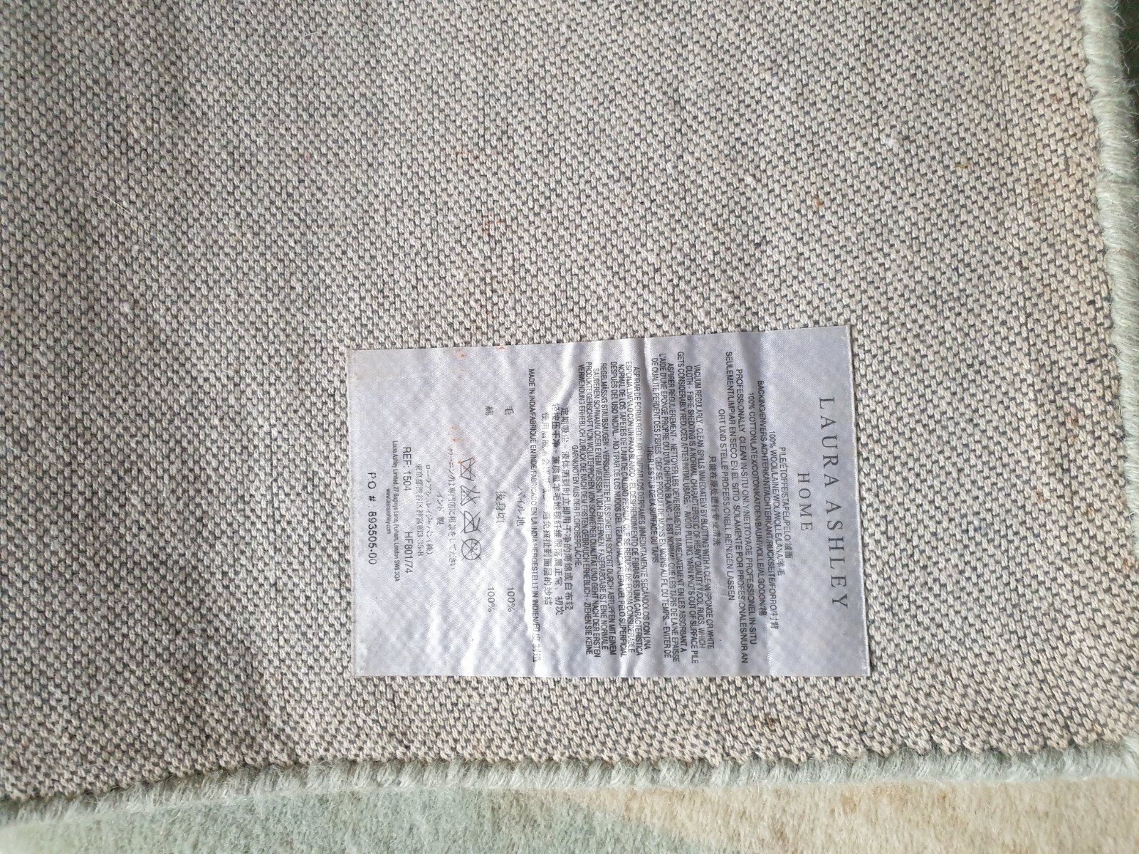 Rug laura ashley Wool runner Collection Wv14 eBay