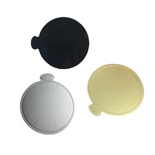 100 3" Round Dessert Cake Pastries Cupcake Boards for Weddings (Chosen Color)