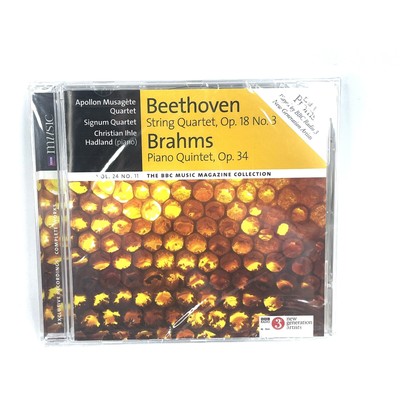 Beethoven String Quartet Op. 18 No. 3 Brahms Piano Quintet Op. 34 BBC new CD