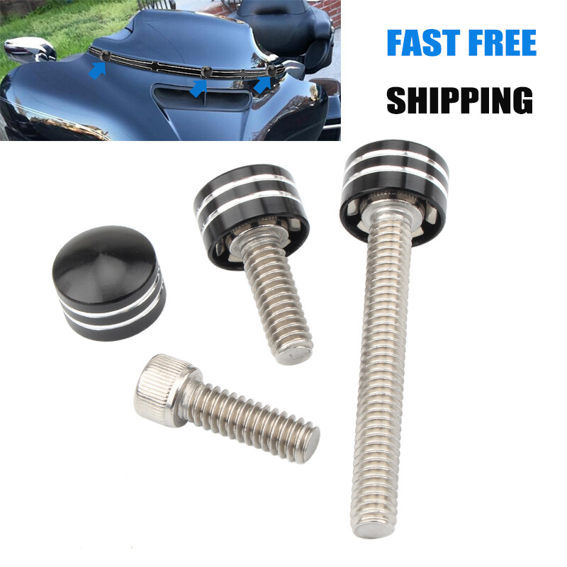 Windshield Mounting Bolts Screw For Harley Touring Tri Electra Street