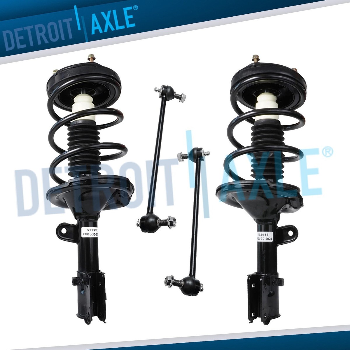 4pc Front Struts & Spring + Sway Bar Kit for 2006 2007 2008 2009