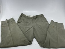 VINTAGE Sears Sportswear Pants Mens Dress Perma-Prest Green