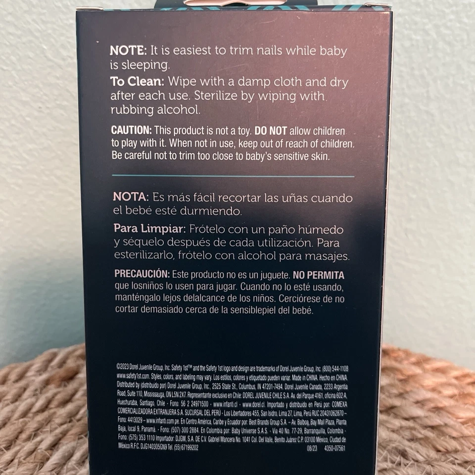 Cortadores de unhas Safety 1st dobrável - 2 peças - Imagem 2 de 2