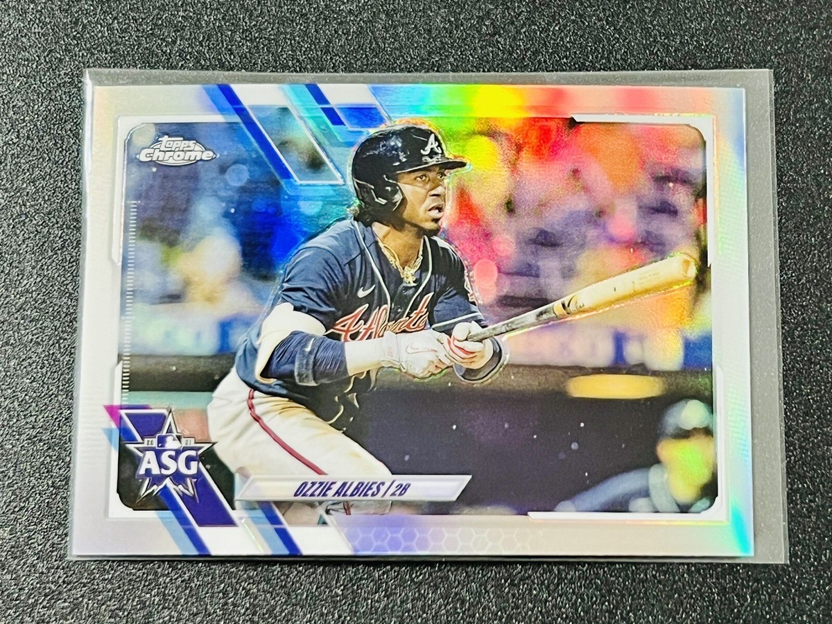 Ozzie Albies 2021 Topps Chrome All-Star Game Refractor Insert #ASG