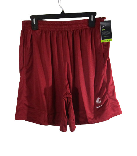 NWT Nike Washington State Cougars Mens Sideline Football Shorts 3XL Crimson