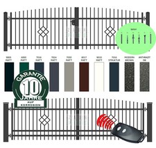 Doppelflügeltor Einfahrtstor elektrisch Hoftor "Rubin 1" PREMIUM 2m 3m 4m 5m 6m