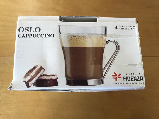 bormioli rocco oslo cappuccino mugs