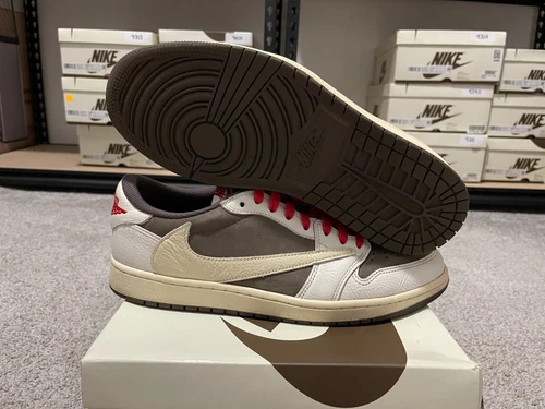 Nike Jordan 1 Low OG Travis Scott Reverse Mocha DM7866 162 Größe 11 100 % authentisch