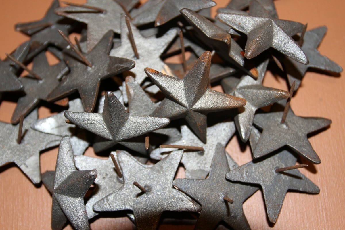 Cast Iron Star Nail Heads / 2 inch Star Nails SN-2 | eBay