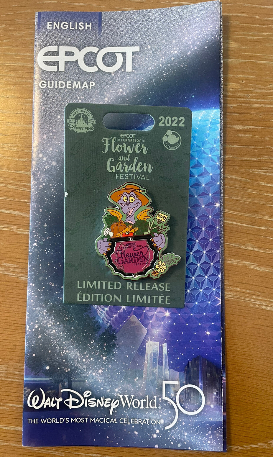 Disney Figment "Flower and Garden Festival"  Spinner Pin - 2022