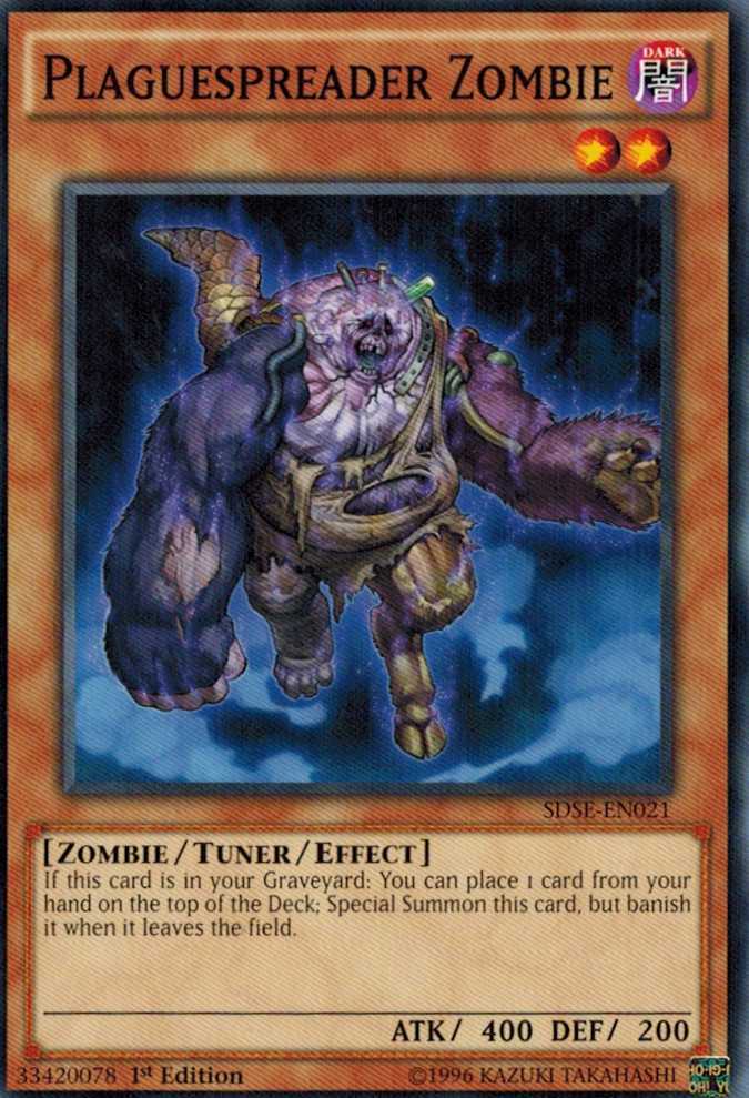 Plaguespreader Zombie 1st SDSE-EN021 X 3 Mint yugioh Cards | eBay