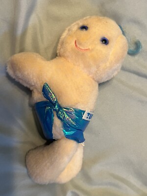 Vtg 1984 Hallmark Cards Hugga Bunch  Tuggins Babies Hug-A-Bye Blue Diaper & Curl