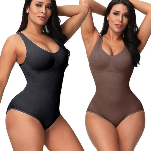 European And American Corset Women's Seamless One-piece Bodysuit - Picture 4 of 7