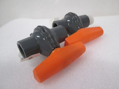 GF Piping Systems, DN15 PVC-U, 145 PSI, New, Lot of 2