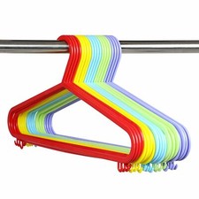 Adult Plastic Clothes Coat Dress Trousers Hangers W Trouser Bar & Lips Hanger