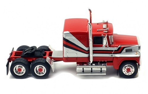 IXO 1/43 TRUCK TRACTOR CAB TR052 FORD LTL-9000 1978 Rosso bianco/Red white USA - Foto 10 di 14