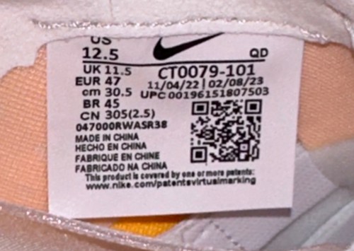 NIKE Air Zoom LJ Elite Long Jump Track Field Shoes White Black Men 9 9.5 12.5 15 - Picture 10 of 12
