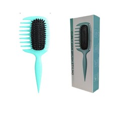 Xiangwenlan large green 1 PCS Curly Hair Brush, Curl Defining Green