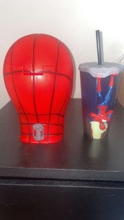 Spiderman Popcorn Tin And Cup