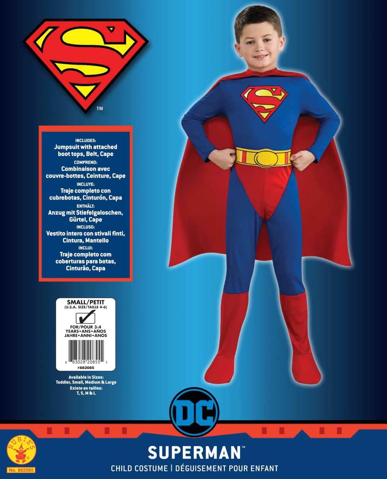 Kids Superman Costume - DC Comics Superhero Outfit, Perfect for Parties & Dress- image 5