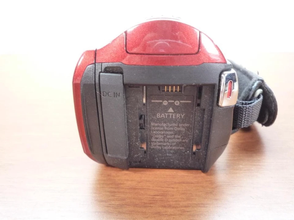 Canon IVIS HF M52 Video Camera Red Main Unit Only Used - Image 3 of 4