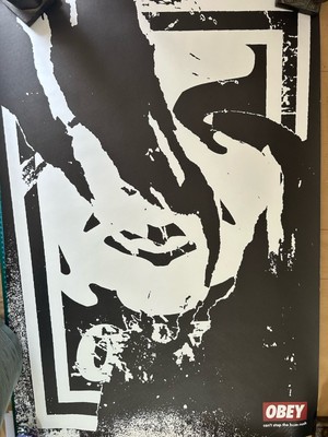 Shepard Fairey - Obey Giant 'Can't stop the Bum Rush' banksy blek eelus dface 
