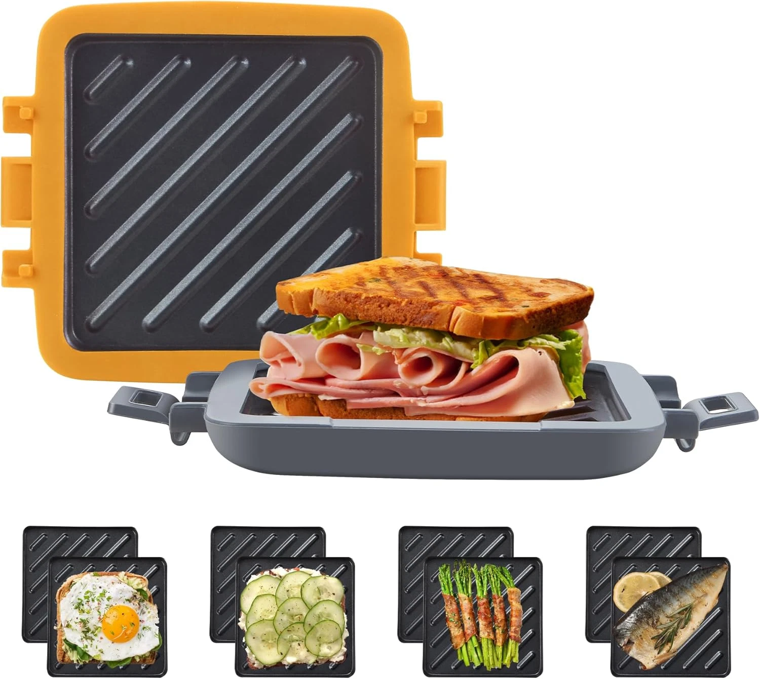 Microwave Toastie Sandwich Maker, Snack Maker & Panini Press, Removable Non-Stic
Opens in a new wind