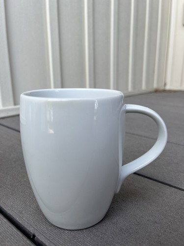 DANSK Classic Fjord White Mugs - Set Of 4 Coffee/tea 12 oz Mugs Smooth Base Mint - Picture 9 of 10