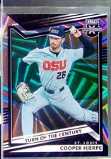 2022 Panini Elite Extra Edition Cooper Hjerpe Turn of the Century /122 #22