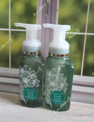 bath and body works firefly forest foaming hand soap set of 2