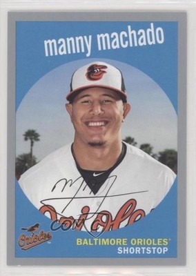 2018 Topps Archives 1959 Design Silver 8/99 Manny Machado #61 1b3