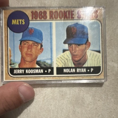 Topps 1968 Rookie Stars Mets Jerry Koosman Nolan Ryan Vintage Baseball Cards Lot