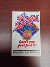 ES25 Kansas City Kings 1983/84 NBA Basketball Pocket Schedule - Spalding — photo 1