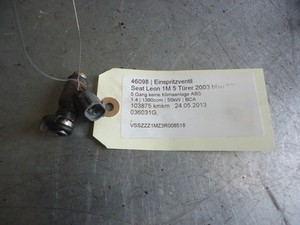 Seat Leon 1M Einspritzventil 036031G 1.4 55kW BCA 46098