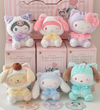 TOP TOY Sanrio Characters Play with Kittens Series Plush Keychains Blind Box