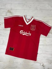 Vintage Adidas Liverpool 1995 1996 Home Shirt Soccer Jersey Men Size XL Red