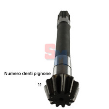 PIGNONE GOLDONI FRESA 28 DENTI 11 PER CORONA 41 DENTI