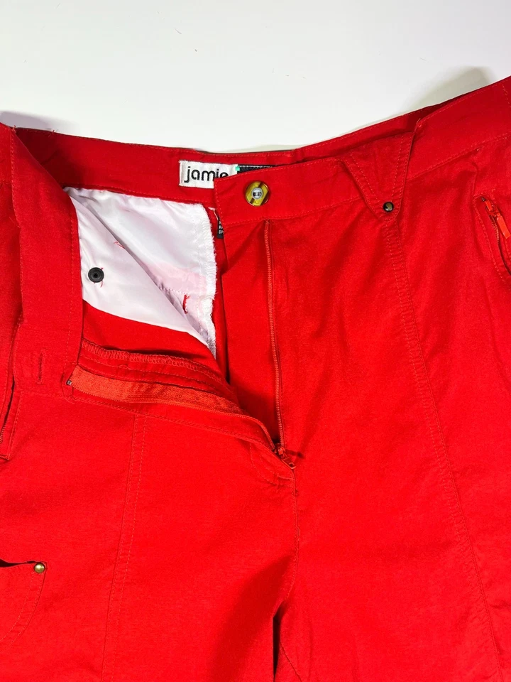 Pantalones Cortos de Golf Jamie Sadock Talla 12 Rojo Cintura Alta Foto 2 de 4