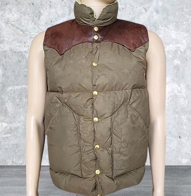 ジャケット・アウター rocky mountain leatheryoke downvest Rocky Mountain Featherbed Down Vest – Leather Yoke | eBay