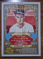 2025 Allen & Ginter Ted Williams Carl Yastrzemski Double Rip Card  /50 - Ripped