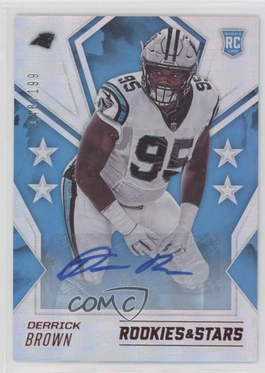 Derrick Brown Panini Rookies & Stars #143 Autograph Longevity