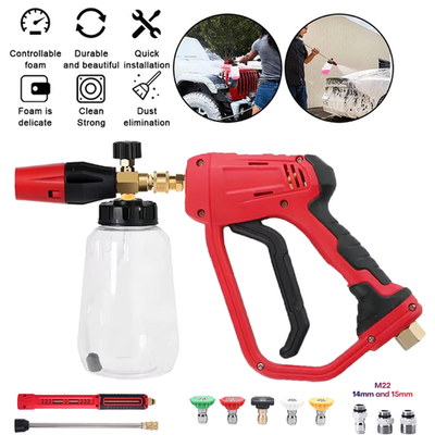 #ad Pressure Washer Gun Car Wash Soap Lance Cannon Spray Jet Bottle Snow Foam Kit $45.98
